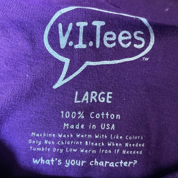 NWOT Men’s Gold Chain Medallion Stick Figure Shirt Small- X-Large V.I.Tees - Picture 5 of 7